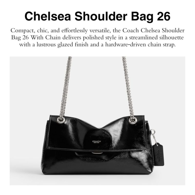 Bolso Coach Chelsea 26 cm con cadena