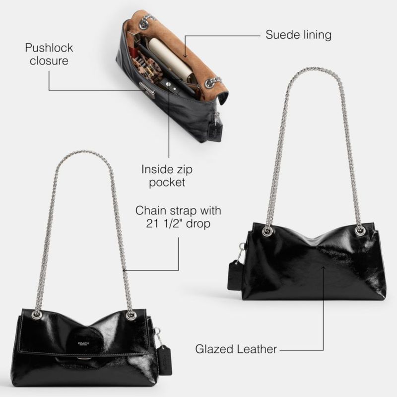 Bolso Coach Chelsea 26 cm con cadena