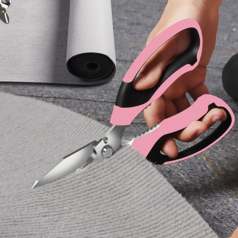 Tijeras BoFuYuan 20 cm Rosa de Alta Resistencia Multiuso