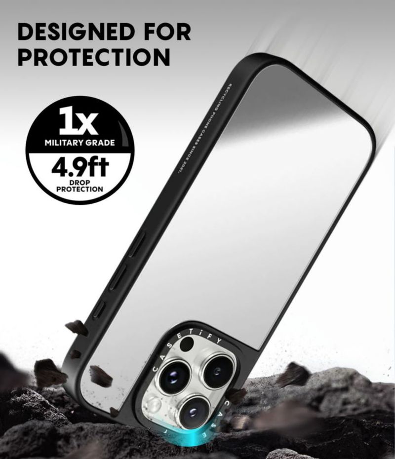 Funda CASETiFY iPhone 13 Mini MagSafe con espejo