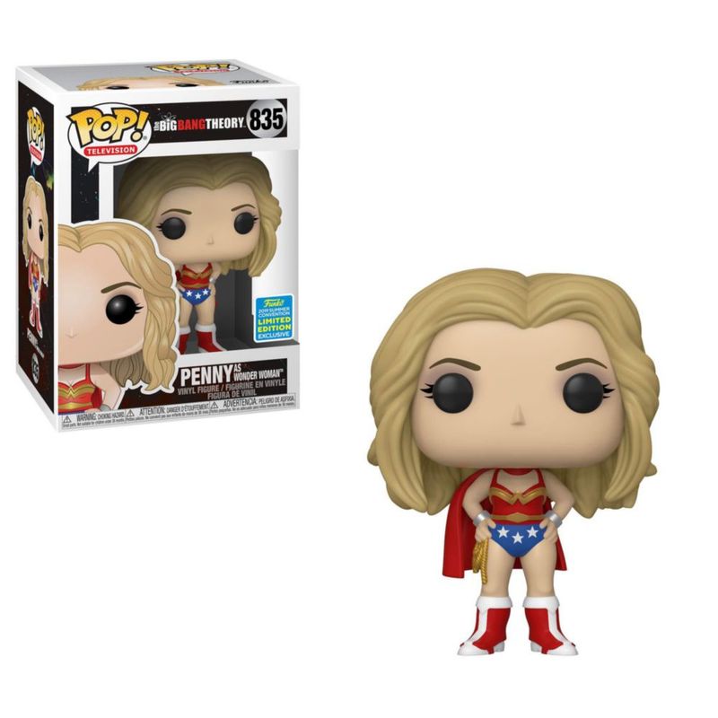 Figura Funko Pop Big Bang Theory 835 Penny como Wonder Woman