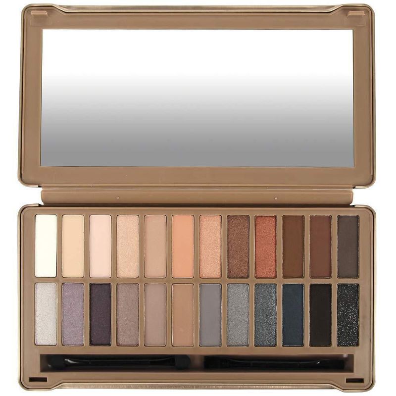 Paleta de sombras de ojos BYS Nude Exposed 24 colores con espejo