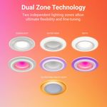Luces LED de sustitución HALO 10 cm (paquete de 4) WiZ Pro con detección de movimiento
