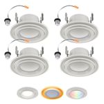 Luces LED de sustitución HALO 10 cm (paquete de 4) WiZ Pro con detección de movimiento