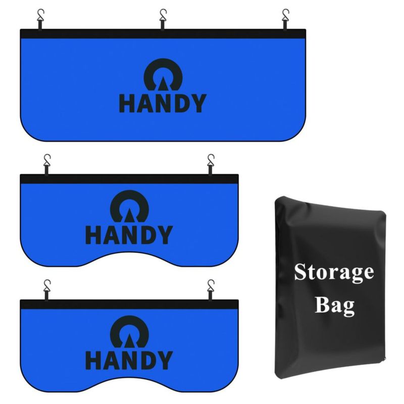 Cubiertas para guardabarros HANDY azul juego de 3 + bolsa de almacenamiento