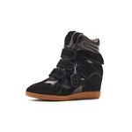 Zapatillas para mujer Steve Madden Mavis de ante negro talla 7