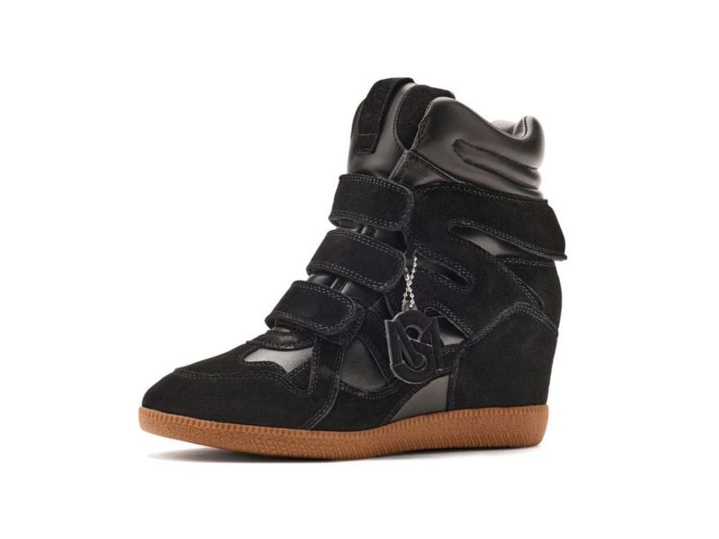 Zapatillas para mujer Steve Madden Mavis de ante negro talla 7
