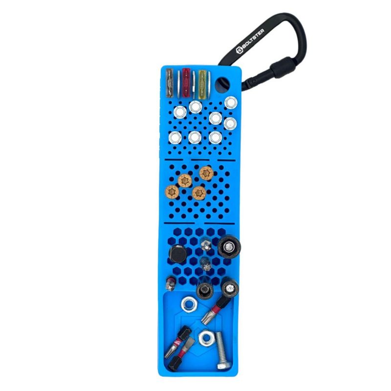 Organizador de Tornillos Boltster Magnético de Silicona Azul