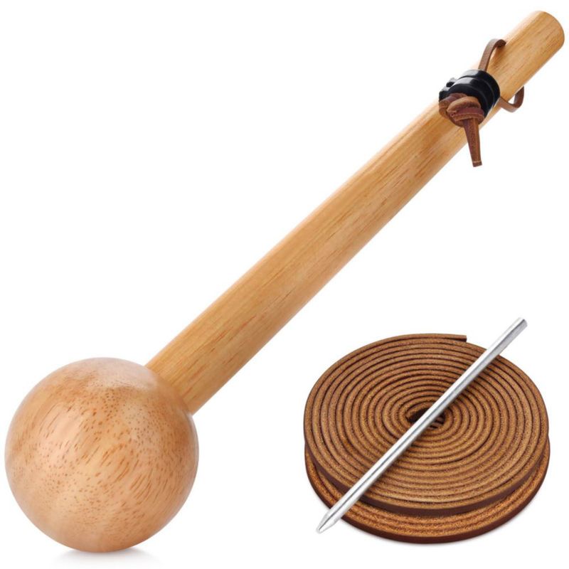 Kit de Martillo TeeLiy para Béisbol y Softbol – Mallete de 30 cm y Cuerdas de Cuero