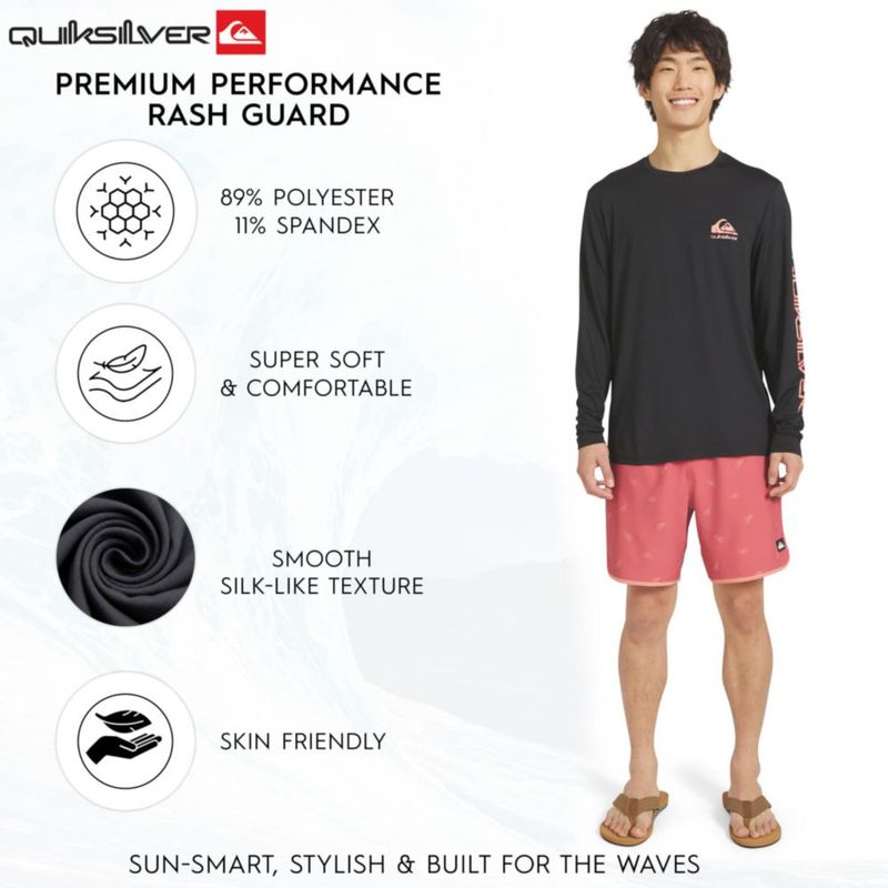 Camiseta de natación Quiksilver talla extra grande UPF 50 manga larga