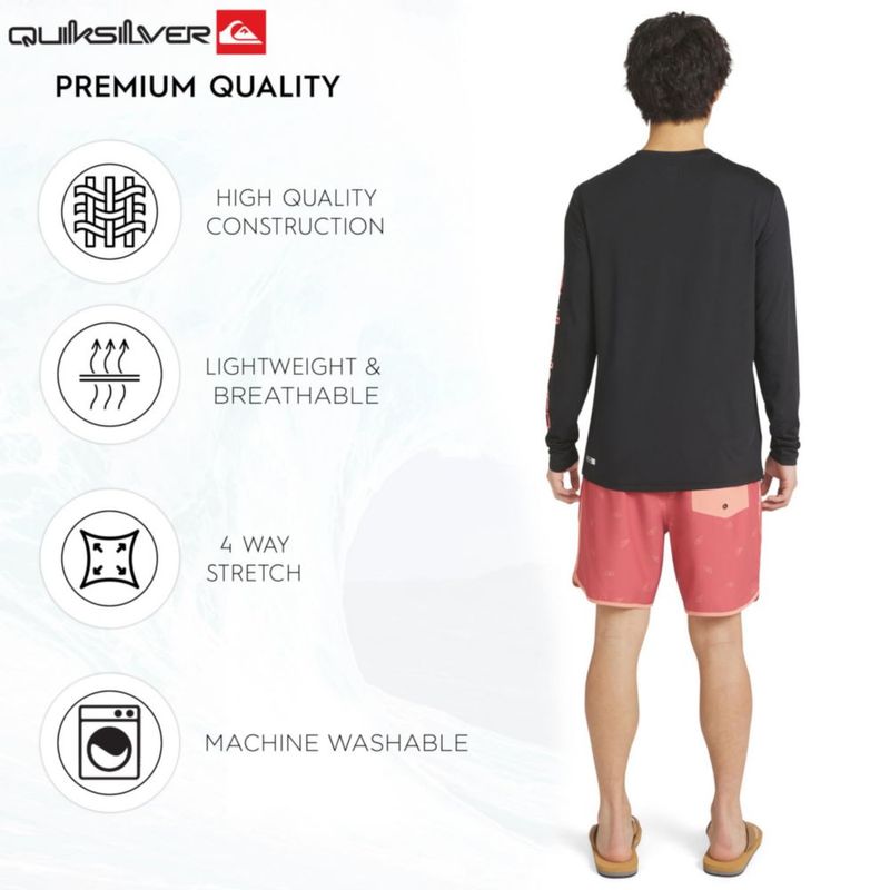 Camiseta de natación Quiksilver talla extra grande UPF 50 manga larga