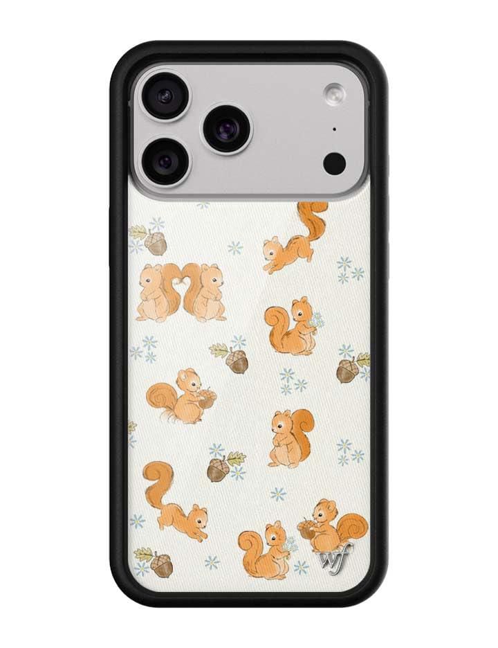 Funda Wildflower para iPhone 17/18 Pro Max con Ardilla
