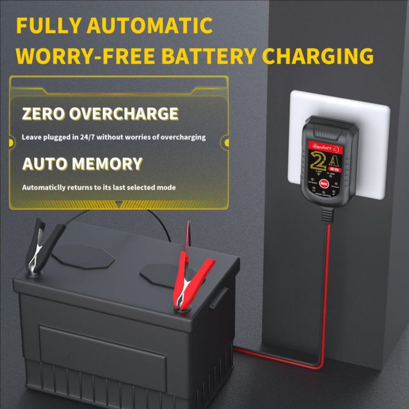 Cargador Inteligente de Flotación 2A 6V/12V LEICESTERCN