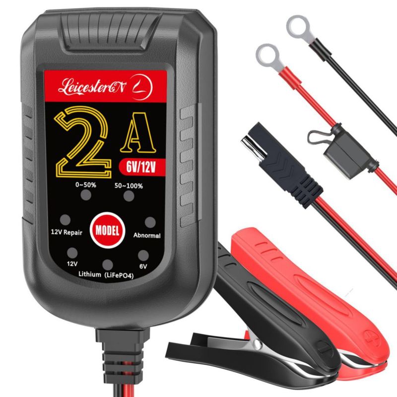 Cargador Inteligente de Flotación 2A 6V/12V LEICESTERCN
