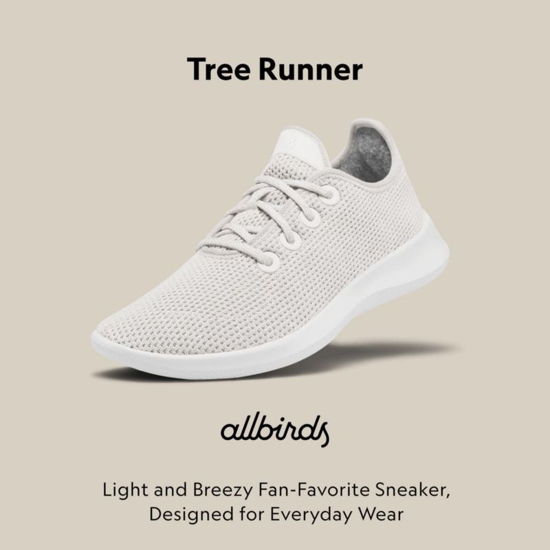 Zapatillas Allbirds Tree Runner 10 Medium Blanco