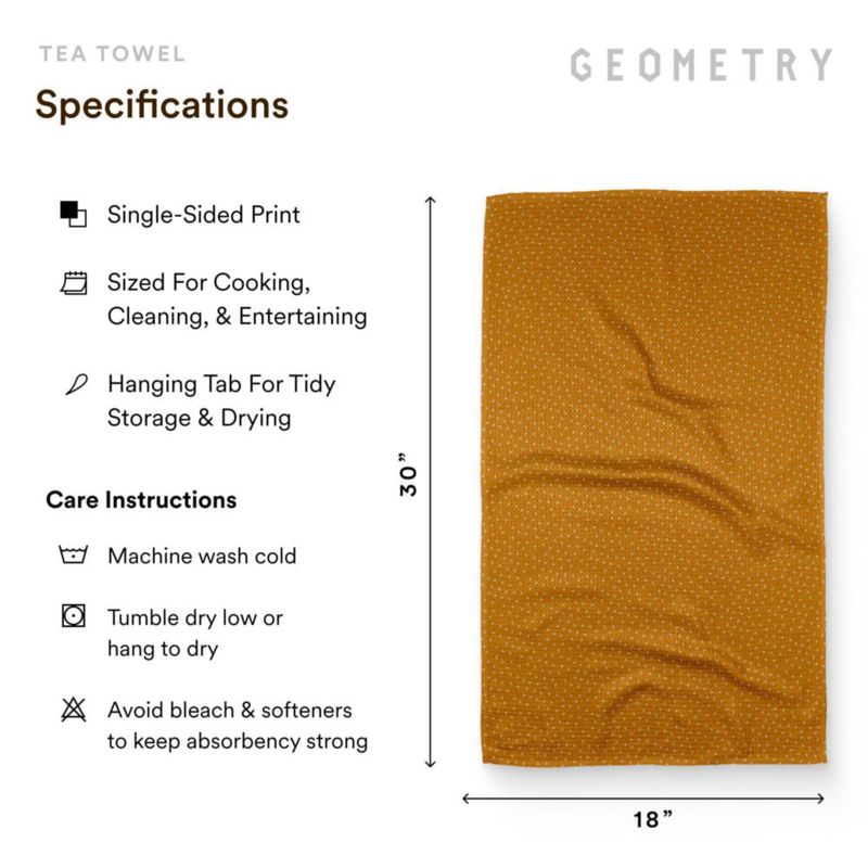 Toalla GEOMETRY 46 cm x 76 cm Spotty Pumpkin (1 pieza)