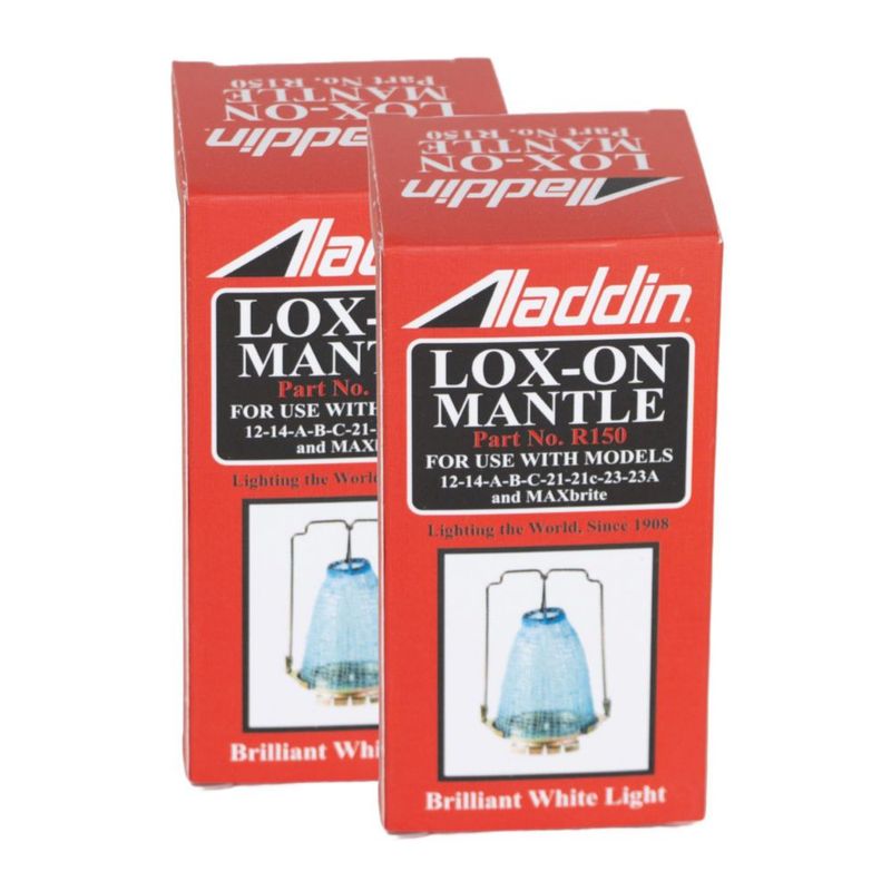 Juego de 2 cápsulas para lámpara de aceite Aladdin Lox-On R150