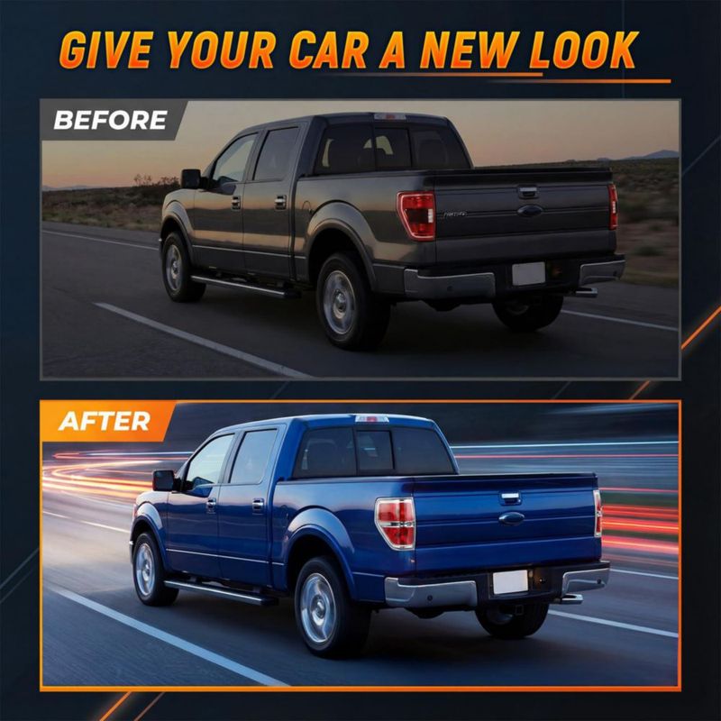 Luces traseras SHINEHOME Ford F150 2009‑2014 impermeables IP68