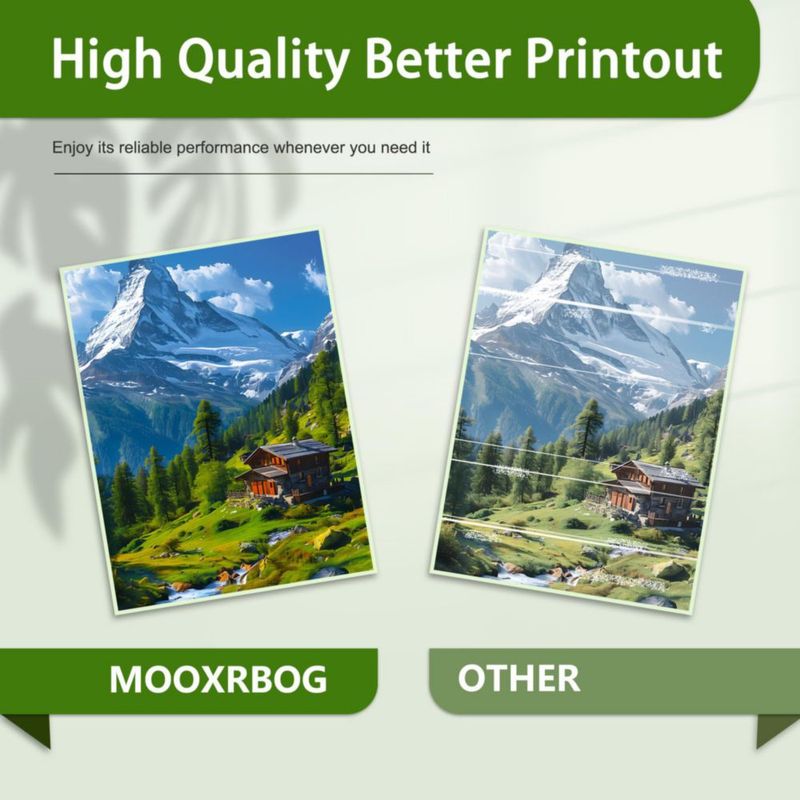 Cartuchos de tinta Mooxrbog 934XL/935XL paquete de 4 (Negro/Cian/Magenta/Amarillo)