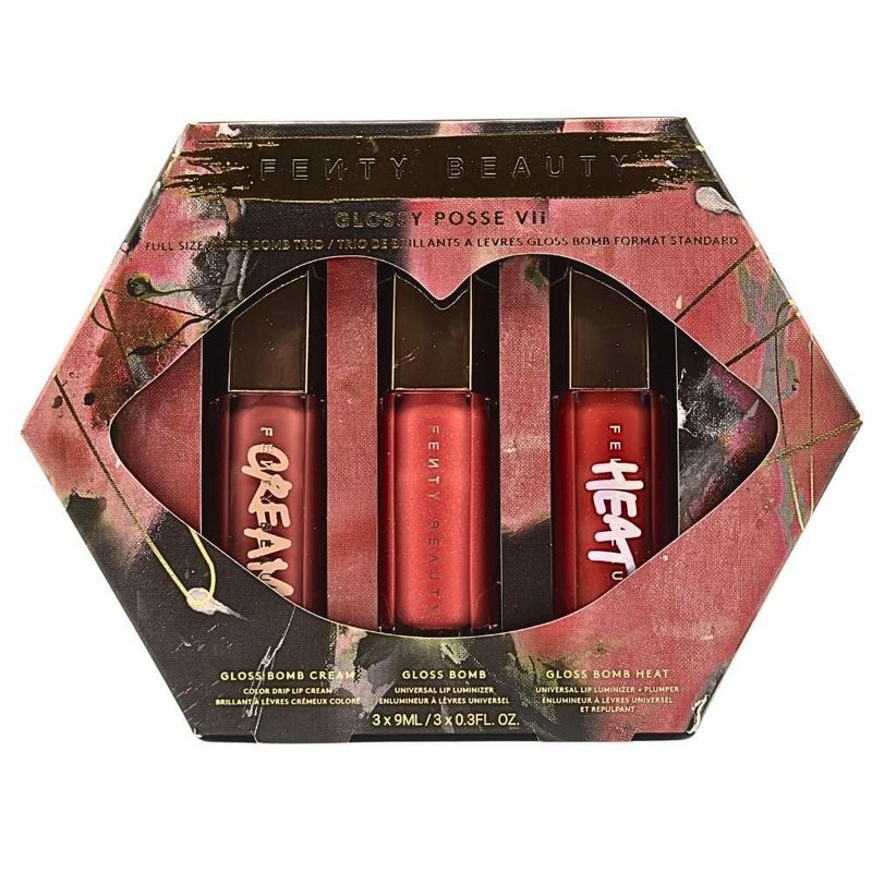 Trío Navideño Gloss Bomb de FENTY BEAUTY