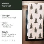 Toalla GEOMETRY 46 cm Microfibra de Secado Rápido con Diseño de Pino - 1 unidad