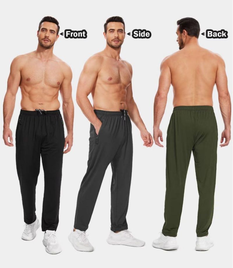PANTALONES lomsoe pack de 3 bolsillos con cremallera ligeros