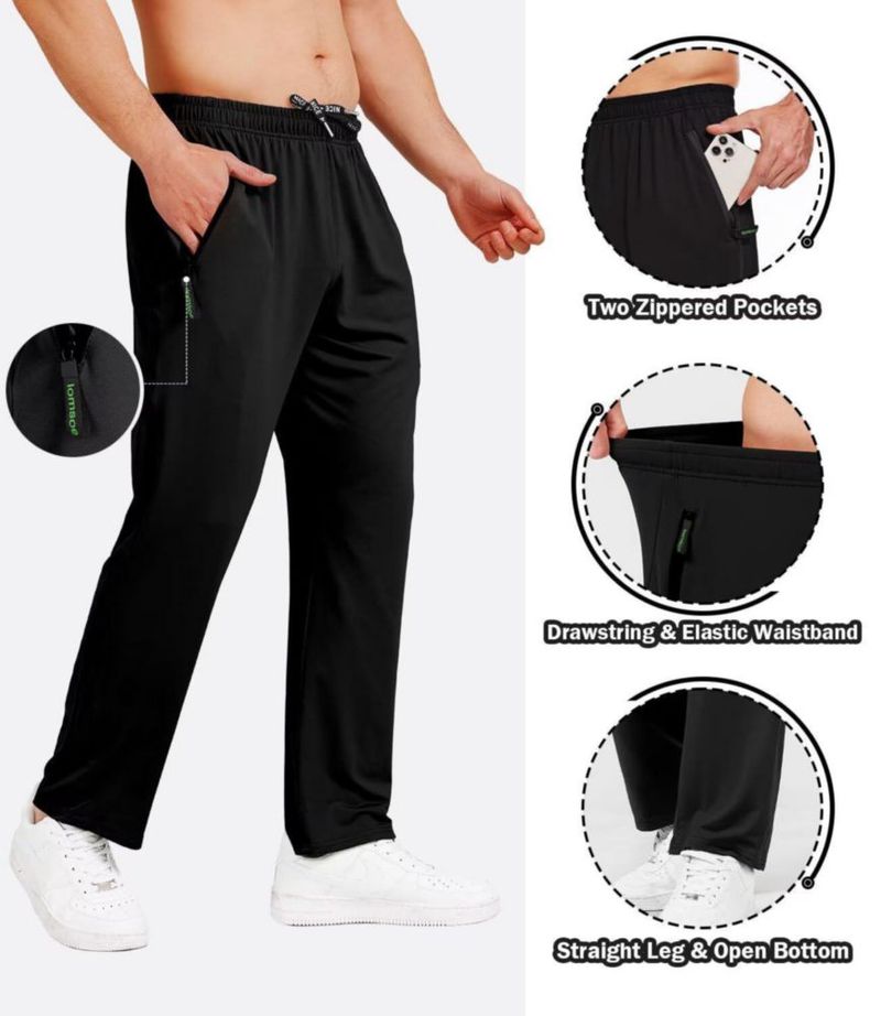 PANTALONES lomsoe pack de 3 bolsillos con cremallera ligeros