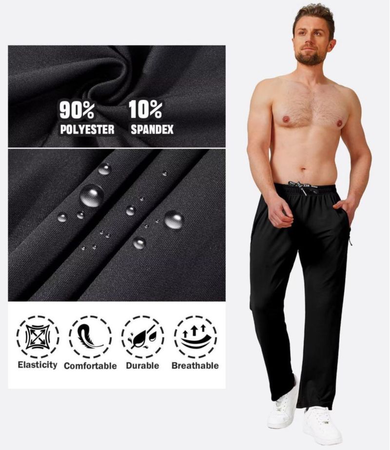 PANTALONES lomsoe pack de 3 bolsillos con cremallera ligeros