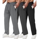PANTALONES lomsoe pack de 3 bolsillos con cremallera ligeros