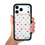 Funda Wildflower para iPhone 17/18 Pro Max con Lunares