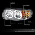 Faros LED cromo DNA MOTORING para Peterbilt 389 2008‑2022