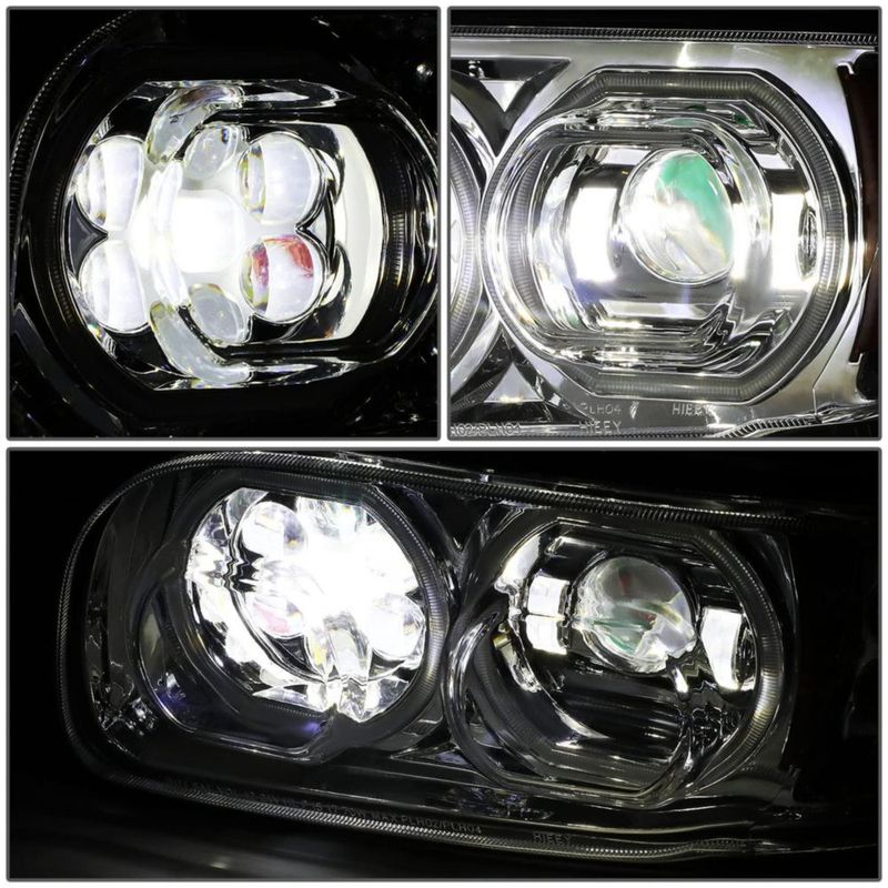 Faros LED cromo DNA MOTORING para Peterbilt 389 2008‑2022