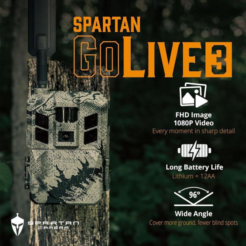 Cámara Trampa Spartan GoLive3 4G/LTE – Pack Completo