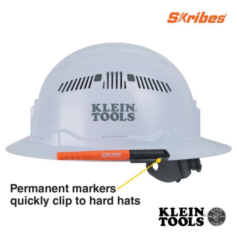 Marcador Permanente KLEIN TOOLS 2 Unidades Negro Ultra Fino