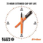 Marcador Permanente KLEIN TOOLS 2 Unidades Negro Ultra Fino