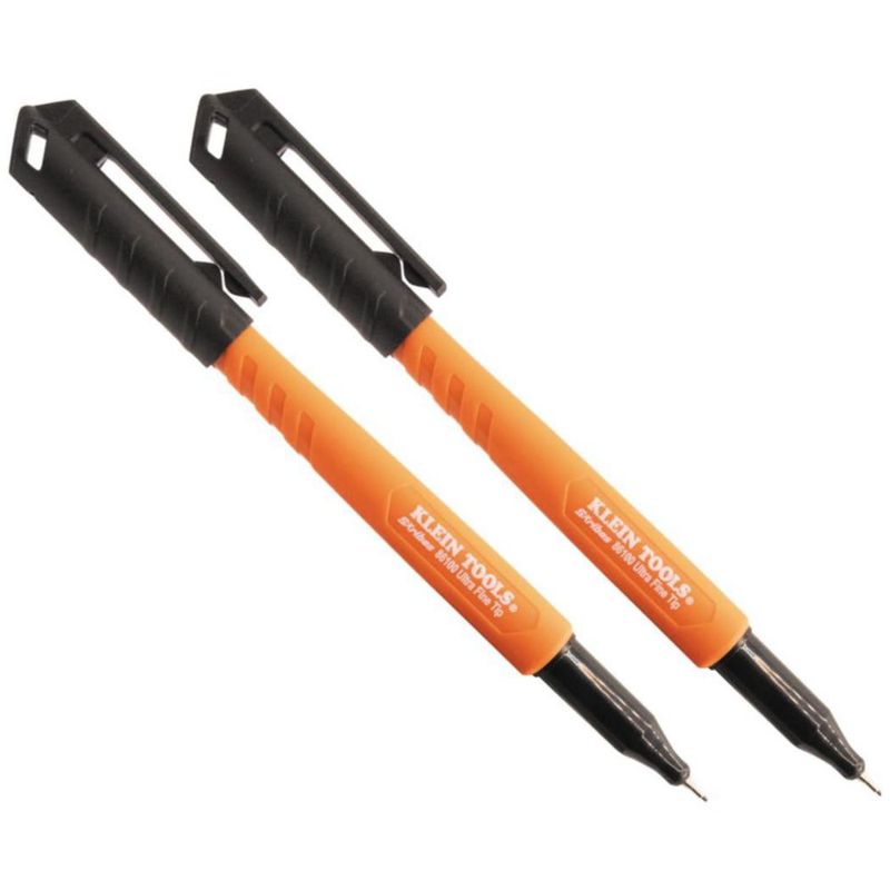 Marcador Permanente KLEIN TOOLS 2 Unidades Negro Ultra Fino