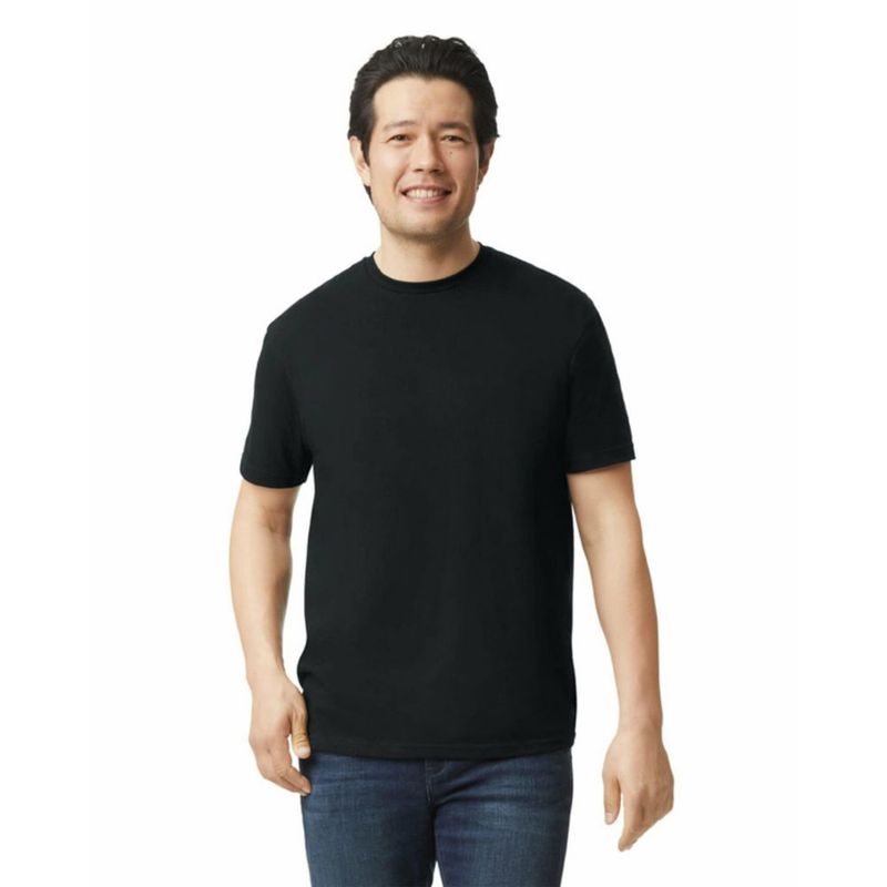 Camiseta Gildan G64000CVC Pack de 4 Mediana Negra