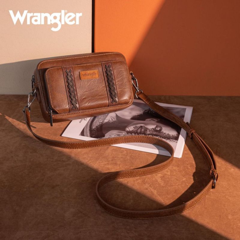 Bolso bandolera Montana West 20 cm de cuero vegano