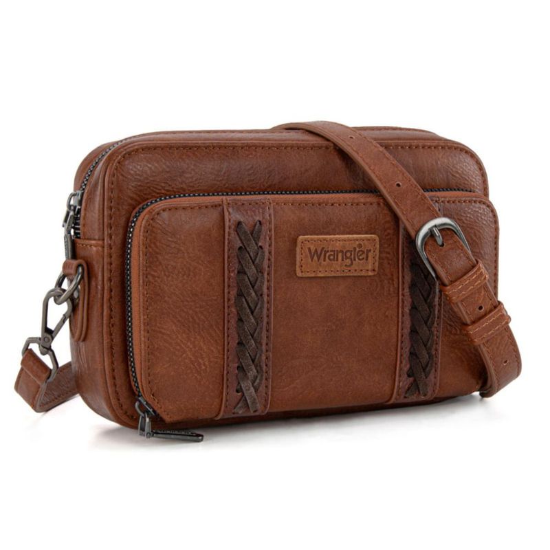 Bolso bandolera Montana West 20 cm de cuero vegano