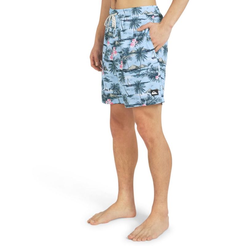 Bermudas de baño Quiksilver Grande Floral Azul Aireado