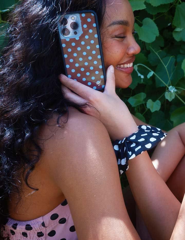 Funda Wildflower para iPhone 17/18 Pro Max Marrón/Azul