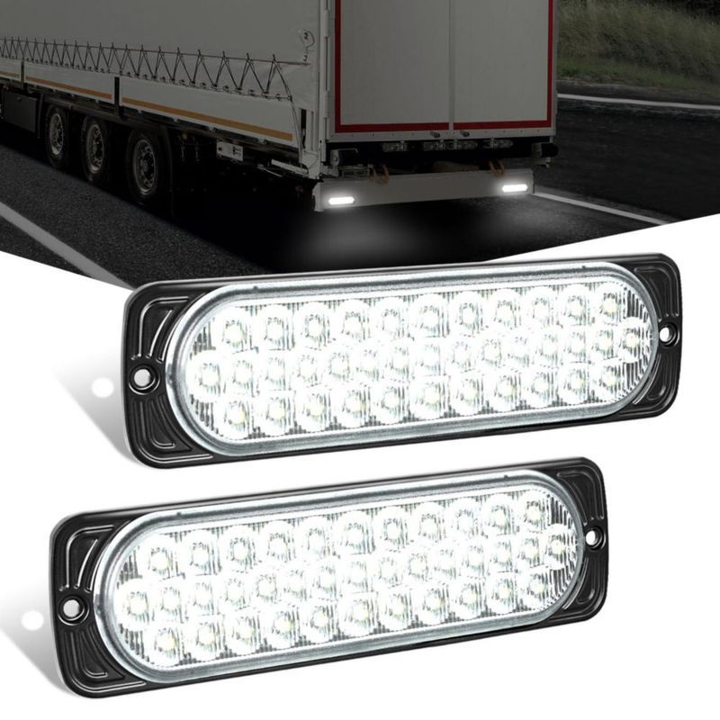 Luz trasera Nilight de 19 cm aluminio 36 LED paquete de 2
