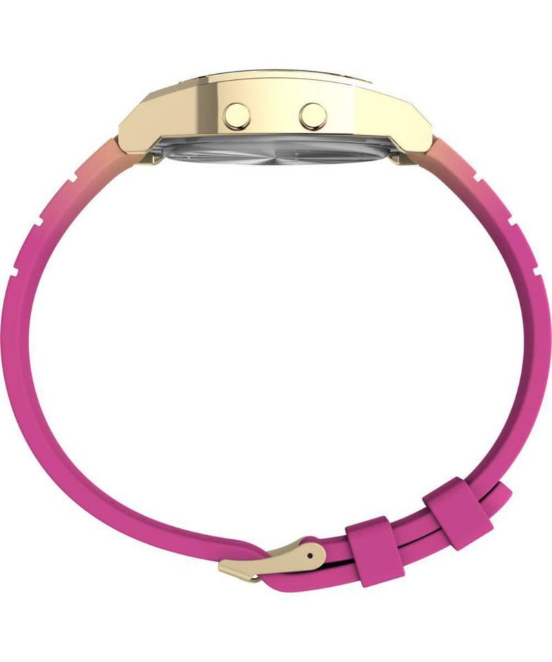 Reloj Timex T80 Unisex Acero 36 mm Correa Rosa Digital