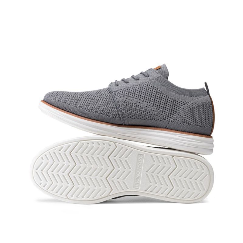 Zapatillas Bruno Marc KnitFlex Breeze gris oscuro talla 10