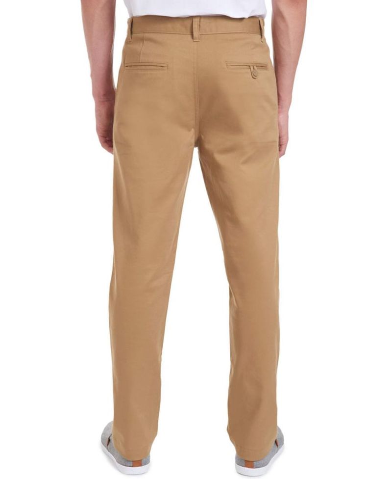 PANTALONES Nautica 34W x 76 cm Twill elástico caqui