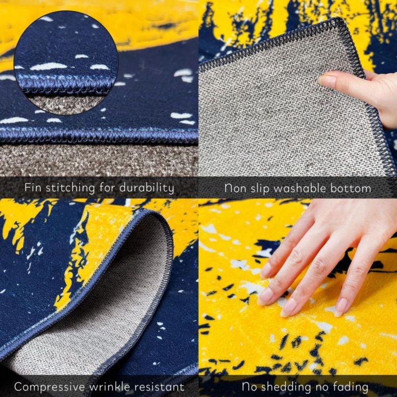 Alfombra LEMOISTARS 152 cm Fútbol Americano Antideslizante Lavable