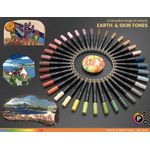 Marcadores de pintura TOOLI-ART 36 piezas tonos piel/tierra punta mediana