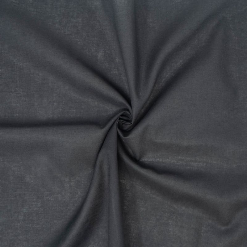 Tela Roc-lon 274 cm Algodón Negro 3 yardas