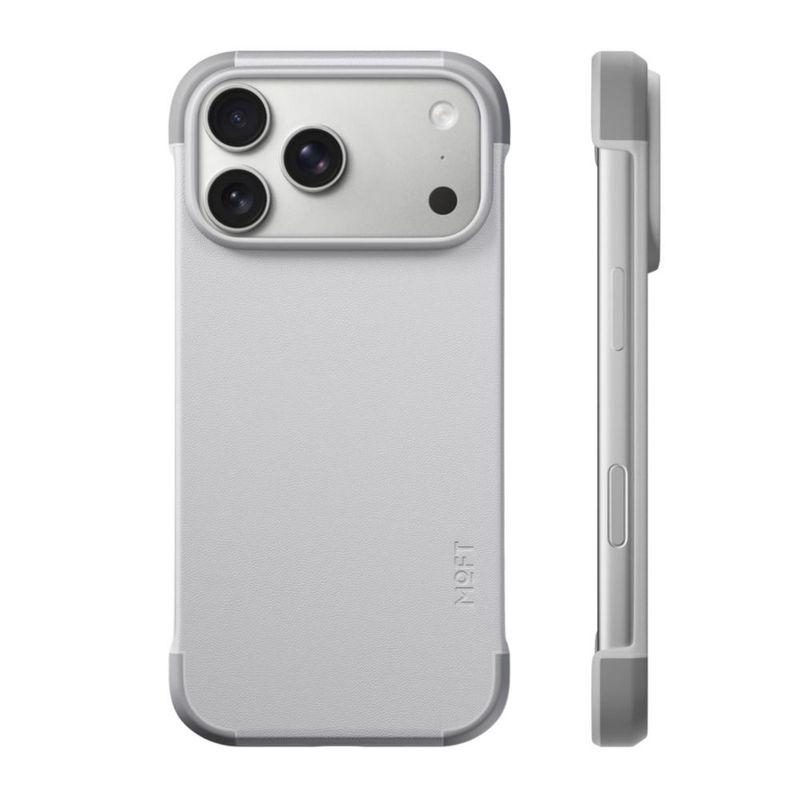 Funda MOFT para iPhone 17 Pro de 075 mm Cuero vegano MagSafe