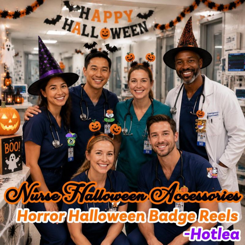 Bobinas para credencial Hotlea 24 unidades – Diseños espeluznantes de Halloween